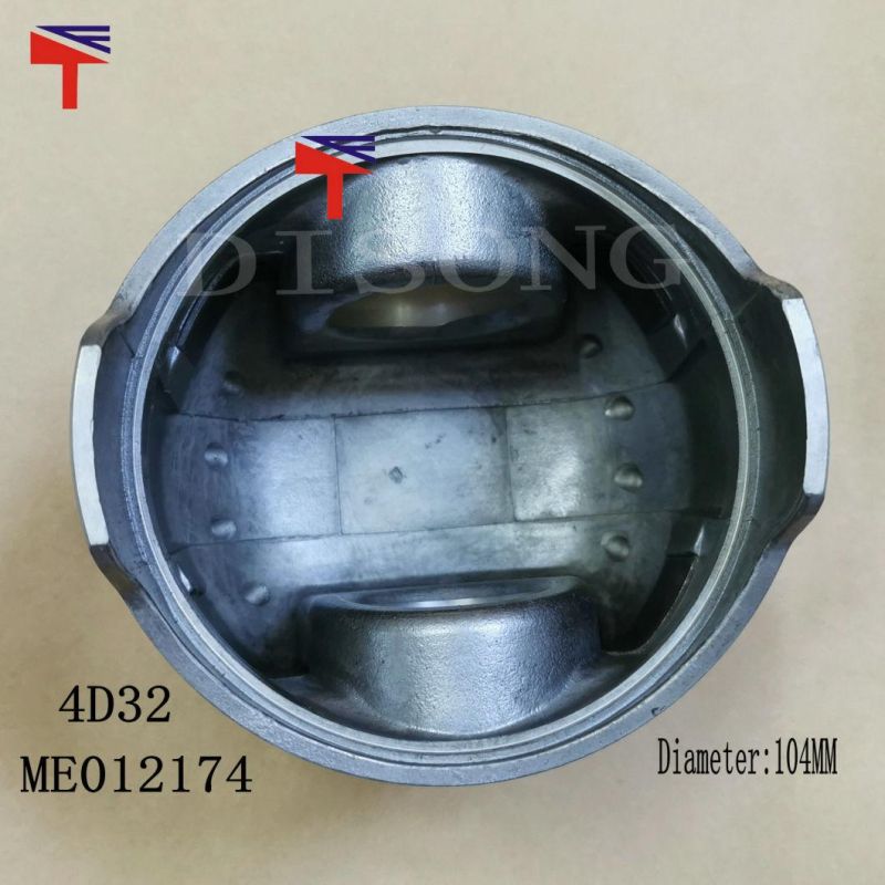 High-Performance Diesel Engine Engineering Machinery Parts Piston Me012174 for Diesel Engine Parts 4D32 4D31 6D31 Diameter 104mm