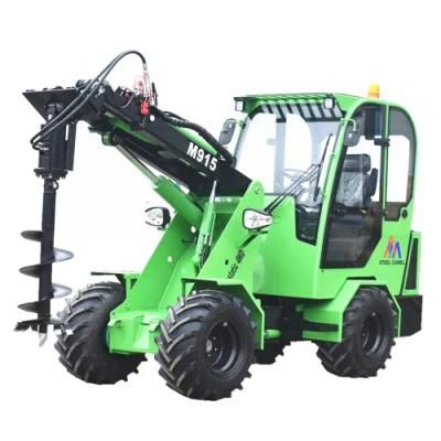 1500kg Load Capacity Steel Camel M915 Low Telescopic Loader with Auger for Graden Tree Planting