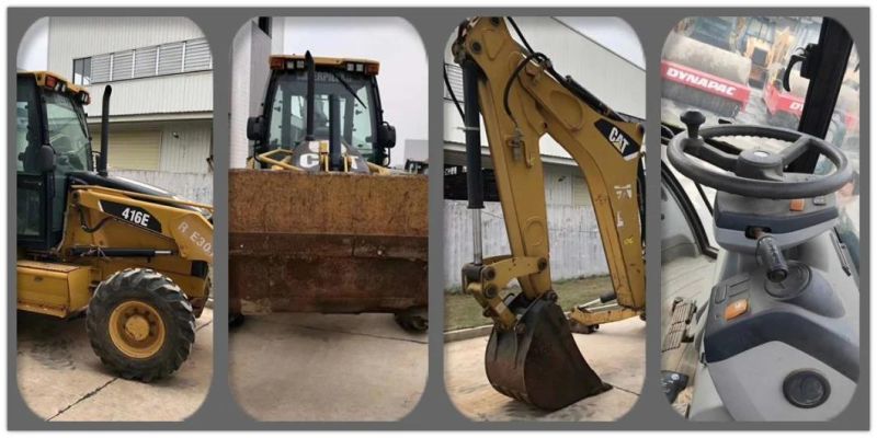 Used Caterpillar 416E Loader Backhoe Construction Machinery
