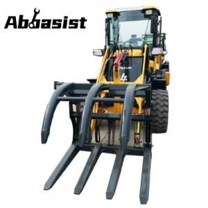 abasist brand new 2 ton rated load wheel loader for sale with pallet fork