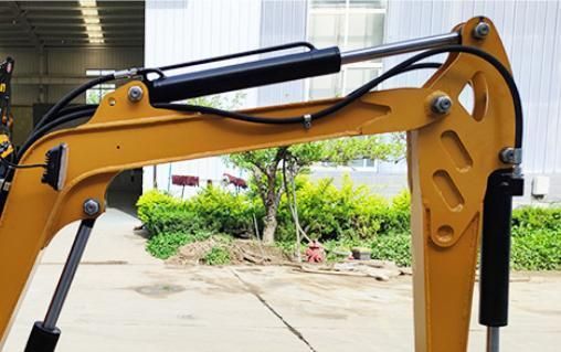Durable Structure Forceful Hydraulic System 1 Ton Crawler Excavator