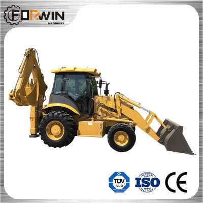 CE Approved Construction Machinery Equipment Fw388 Articulated Backhoe Loader in Excavator with Mini Digger Small Front End Shovel for Sale