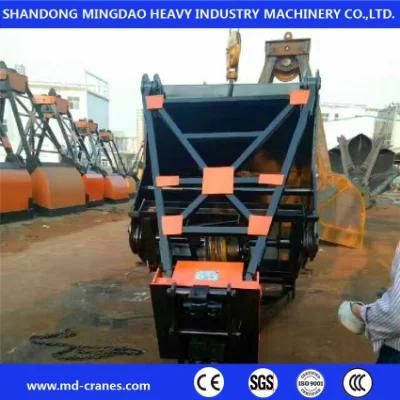 Hydraulic 16t Bridge Garbage Crane Grab Bucket