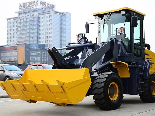 China Top Brand 2ton Mini Wheel Loader Lw200kv with Pallet Fork for Sale