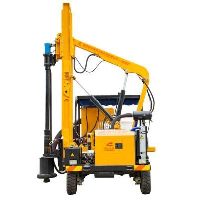 Dust-Removing Hydraulic Wheel Type Used Driver Can Drilling
