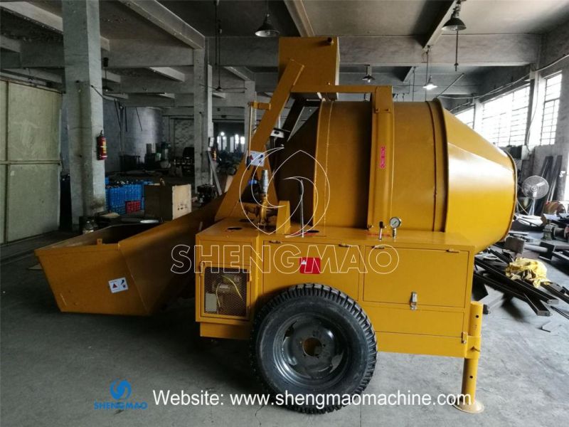 Diesel and Electric Seld Loading Concrete Mixer Machines with Loading Hopper for Concrete Mixing Plant