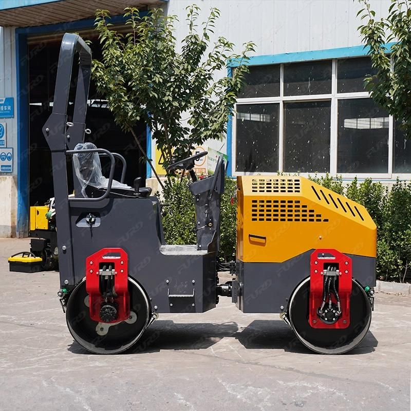 Articulated Double Drum 2.5 Ton Vibratory Road Roller Asphalt Roller