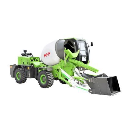 New Customizable Huaya Portable Concrete Mixers Truck with Selfloading Bucket