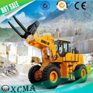Xcma 20 Ton Forklift Loader Machine Stone Quarry Mining Block Lifting Loader Machine