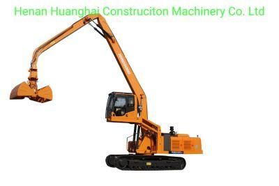 Efficient Material Handling Machine, Hydraulic Grab, for Handling Wood, Steel, Sand, Coal