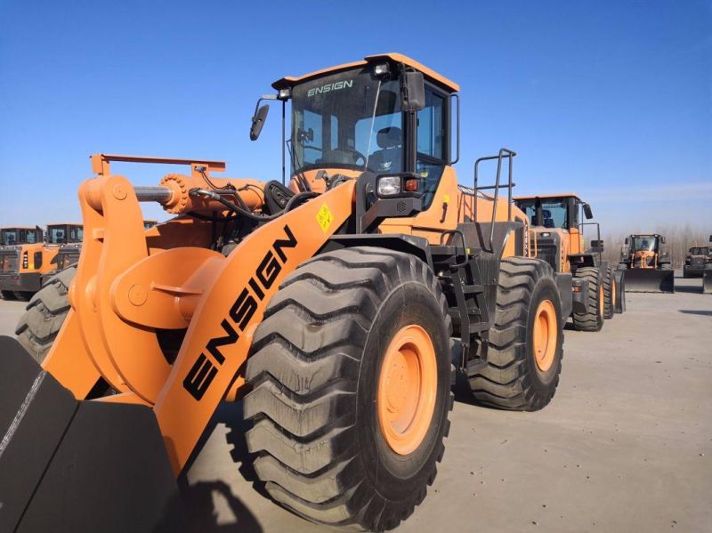 Ensign, Front End Wheel Loader, Front Wheel Loader, 3.5m3 Bcuket, Made in China, Yx667 6ton Lift CE