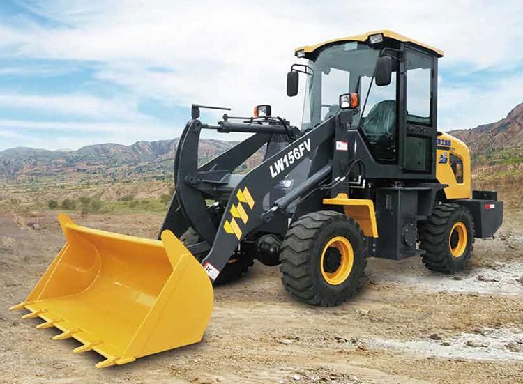 XCMG Official 1 Ton Mini Wheel Loader Lw156fv China New Small Articulated Wheel Front Loader for Sale