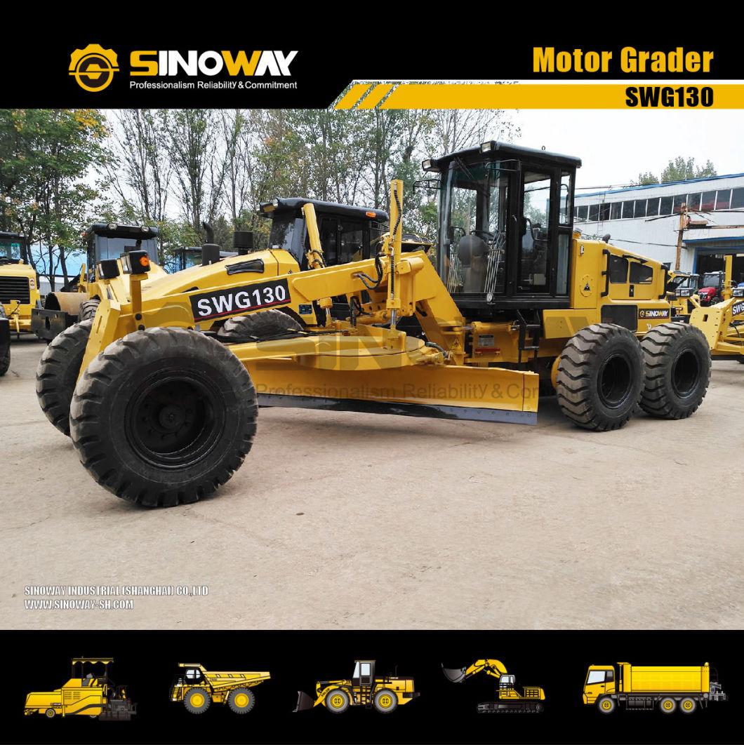 Sinoway Gr130 Mini Motor Grader 130HP Road Grader Price