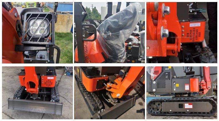 Professional Factory Sale Mini Digger Hydraulic Crawler Excavator with CE
