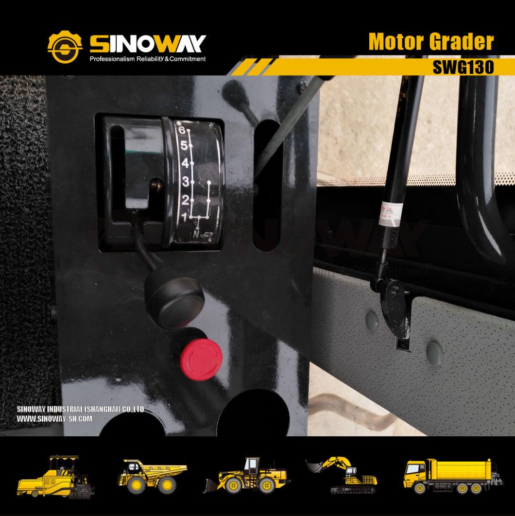 Sinoway Gr130 Mini Motor Grader 130HP Road Grader Price