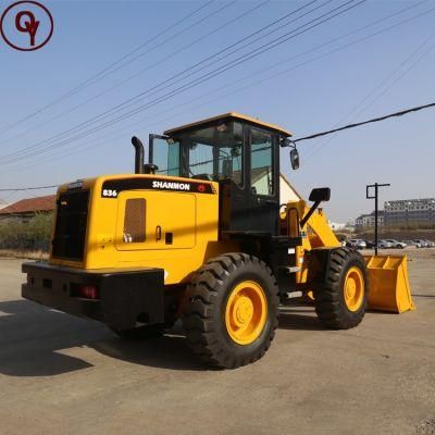 China Factory Supply Cheap 3cbm Wheel Loader Sam836 with Low Price for Sale