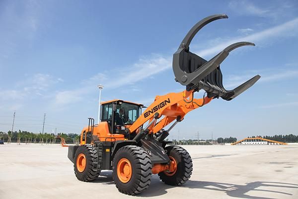 Ensign Yx655 5 Ton Wheel Loader with Attachment Log Grapple