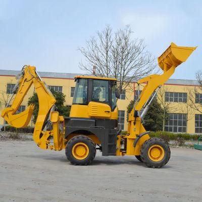 Good Quality 4 Wheel Drive Backhoe Loader Digger with Cheap Price