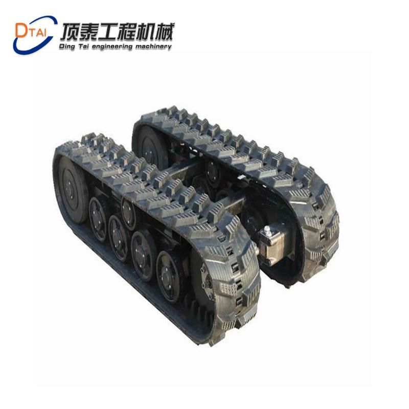 320X54X72 Track Excavator Undercarriage Parts Rubber Track Undercarriage Mini Crawler Undercarriage