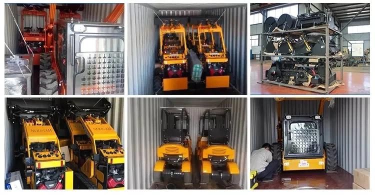 Skid Steer Loader China Hot Sell High Quality 3 Ton Wheel Mini Skid Steer