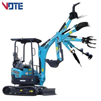 Chinese 1 Ton 2 Ton Hydraulic Crawler Bagger Quality Mini Excavator with Cheap Price Mini Excavator for Construction Engineering