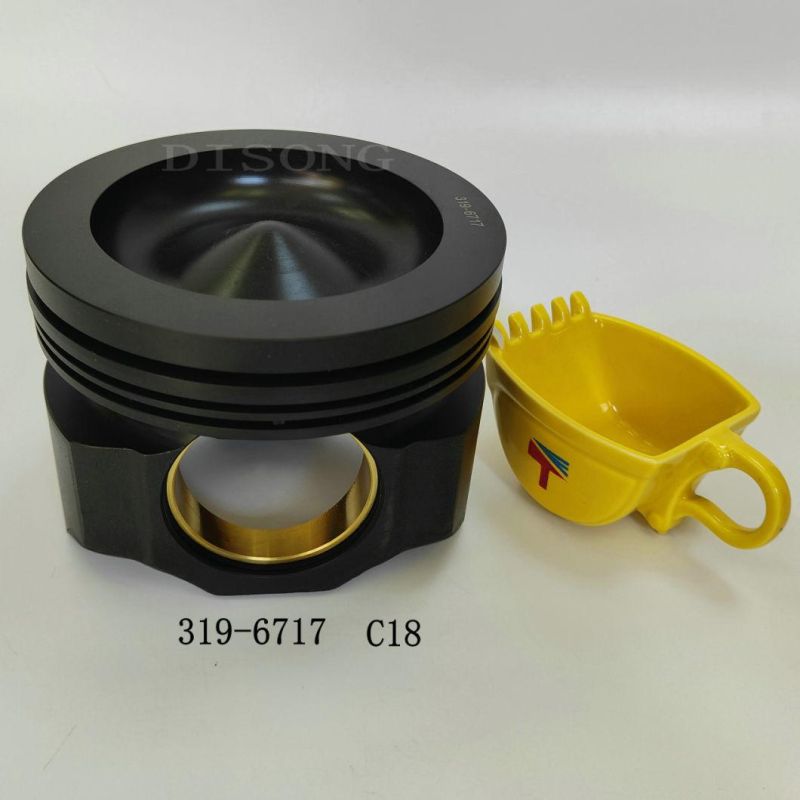 High-Performance Diesel Engine Engineering Machinery Parts Piston 319-6717 for Wheel Loaders Parts E390d C18 C27 C32 Generator Set Diameter 145mm