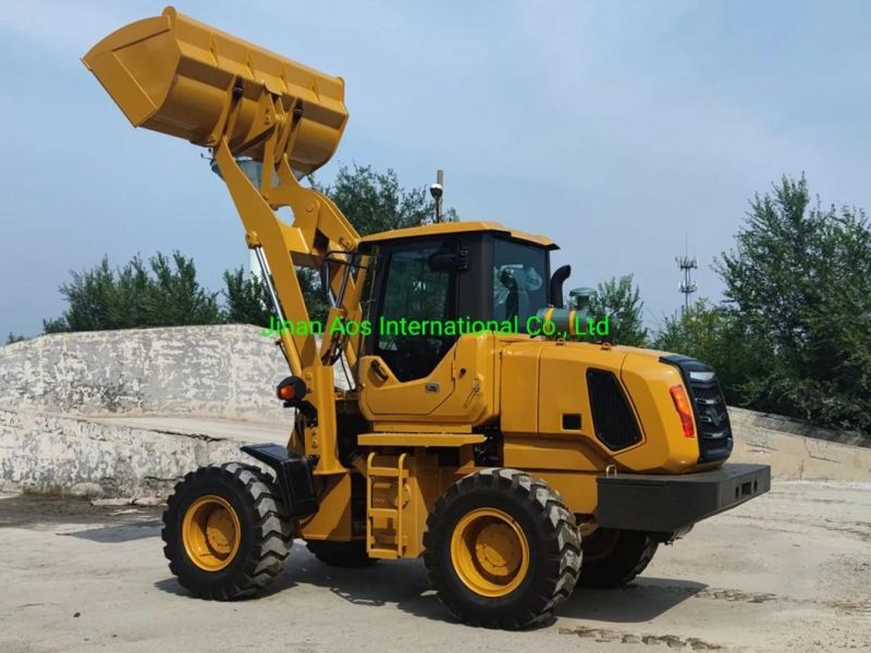 1.6ton 1600kg Mini Shovel Wheel Loader with 1.0m3 Bucket