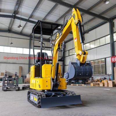 New Cheap Price Micro Mini Small Gasoline Diesel Engine Crawler Excavator Machine