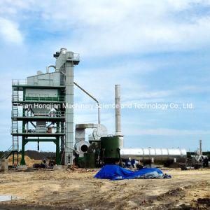 Hongjian Asphalt Mixing Plant, Hot Aggregate Hopper, Drying Drum and Bag Dust Collector for Sale China