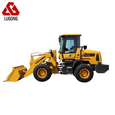 Lugong Small Shovel Loader Compact Backhoe Wheel Loader