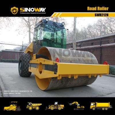 Single Drum Hydrostatic Drive 12ton Footpad Vibration Road Roller Compactor with Cummins Engine