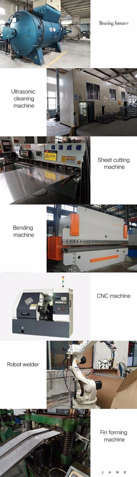 Aluminum Plate and Bar Combi Cooler for Construction Machinery