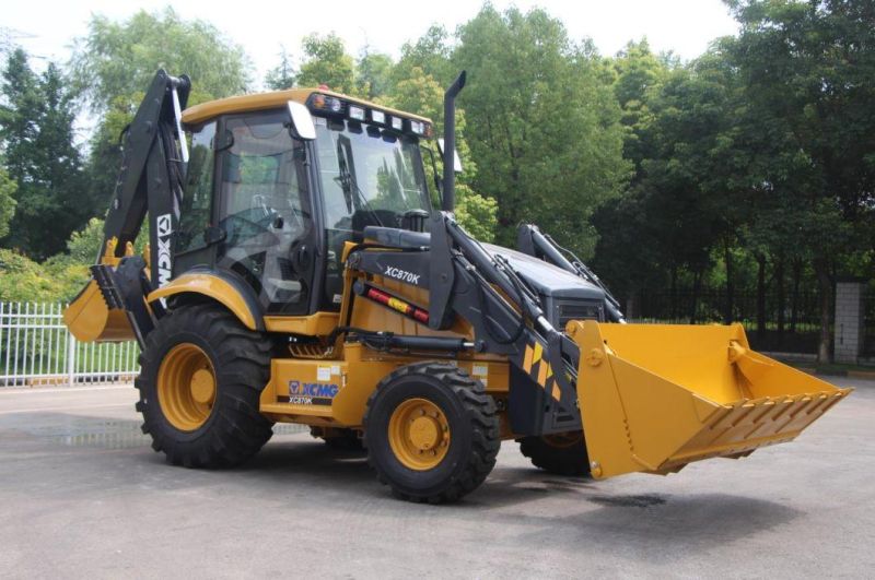 XCMG Xc870K 4X4 Small Bachoe Loader with Multifunction Tool