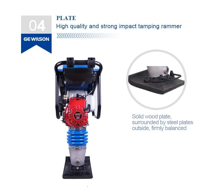 Tamping Rammer with Gasoline Engine New Design