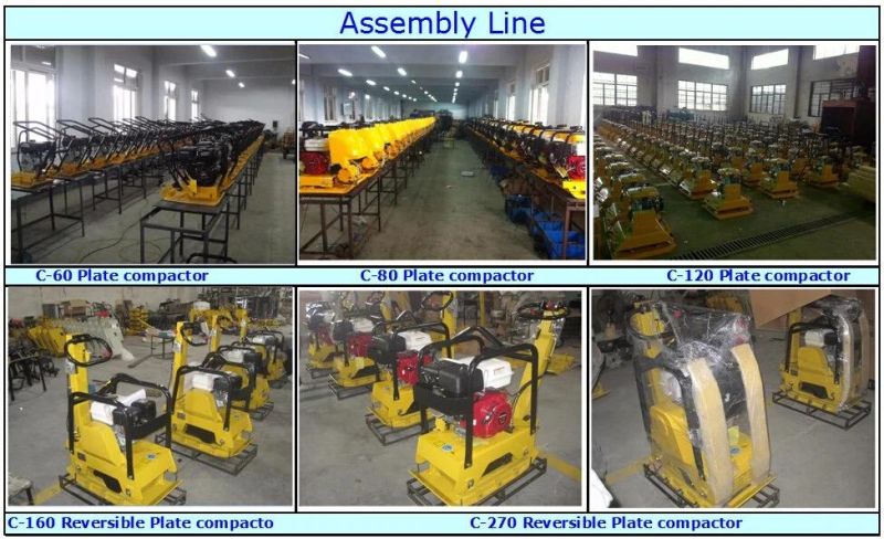 Engineering Machinery Powerful Design Plate Compactor C80