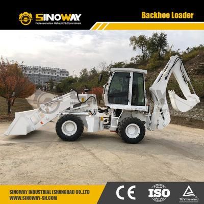 Small Wheel Backhoe Loader Swz30-25 Towable Backhoe Loader