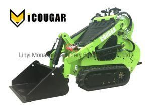 Ride on Construction Excavating Machine 350kg Tracked Crawler Stand on Mini Skid Steer Loader
