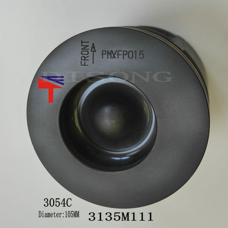 High-Performance Diesel Engine Engineering Machinery Parts Piston 3135m111 for Engine Parts 3054c 1104c Generator Set Diameter 105mm