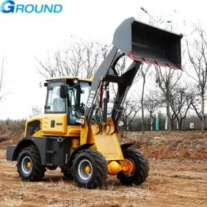 Four colors customization 1.5ton mini front end wheel loader with CE