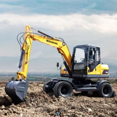 Fully Hydraulic Excavator with Higher Carrying Capacity and 0.28m3 Capacity Grab