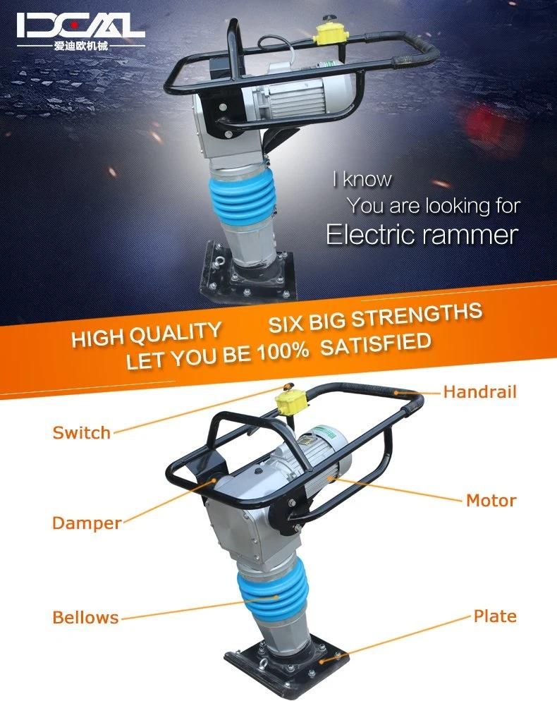 Electric Tamping Rammer Manufacture Tamper Rammer for Construction