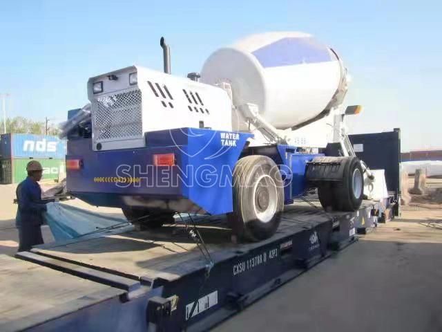 High Efficiency 3.5m3/1.8m3/2m3 Per Batch Self Loading Concrete Mixer Truck for Sale