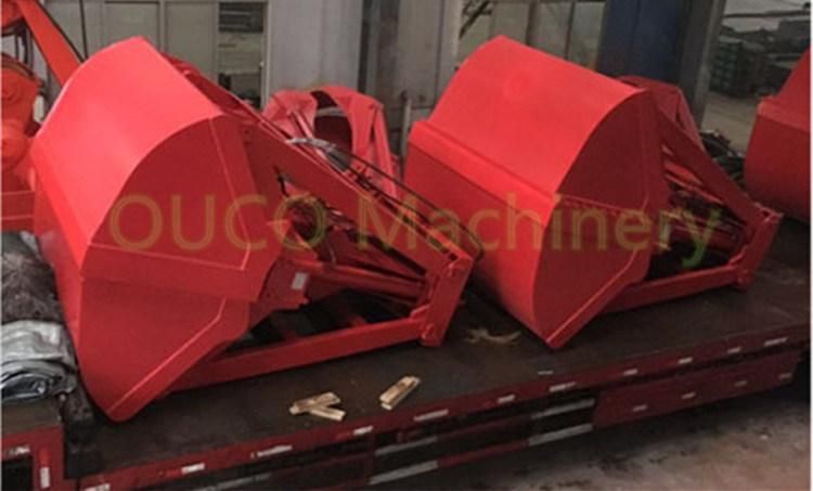 Crane Discharging Clamshell Grab Bucket with Remote Control System