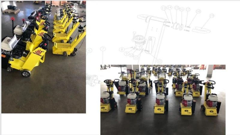 Asphalt Scarifying Machine for Road Floor Cleaning and Roughening of Concrete