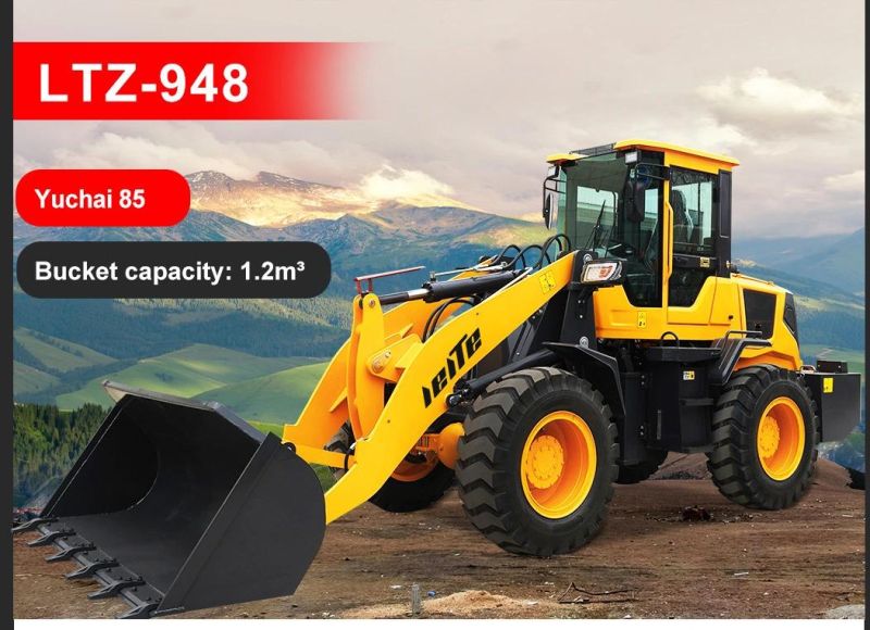 Telescopic Boom Mini Loader 1.5 Ton Telescopic Wheel Loader for Sale