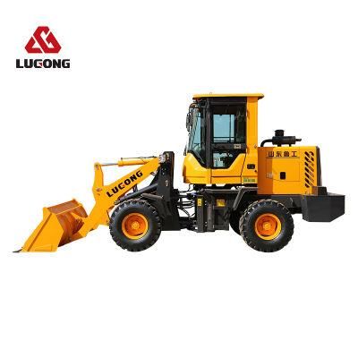 Lugong Official Manufacturer Cheap 1.6 Ton Mini Wheel Loader for Sale