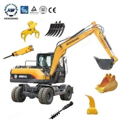 Factory Supply User-Friendly Digger Excavator with Grapple