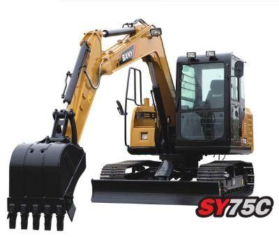 Sany Sy75c 7ton Malaysia Mobile Excavators Supplier