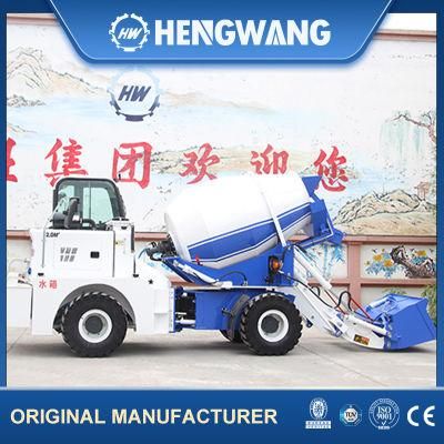 Self Loading Automatic 2cbm Concrete Mixer with Truck