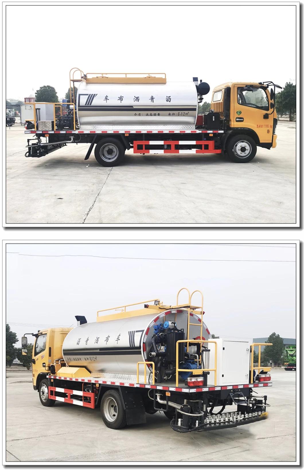 High Efficiency 4X2 6X4 Construction Spray Machine Bitumen Sprayer Truck with Asphalt Pump and Heater